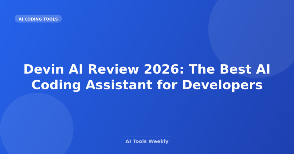 Featured image for Devin AI Review 2026: The Best AI Coding Assistant for Developers
