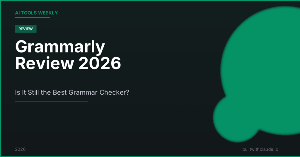 Grammarly review - AI grammar checker