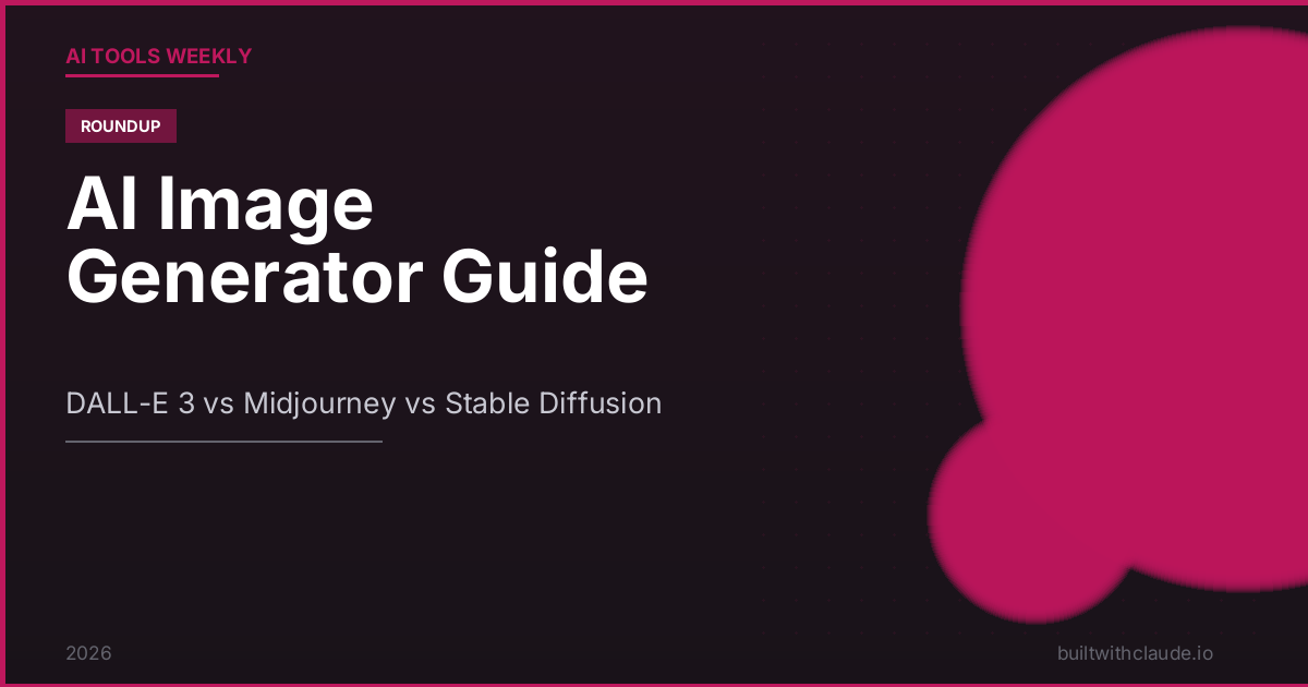 AI image generator comparison - DALL-E vs Midjourney vs Stable Diffusion vs Firefly