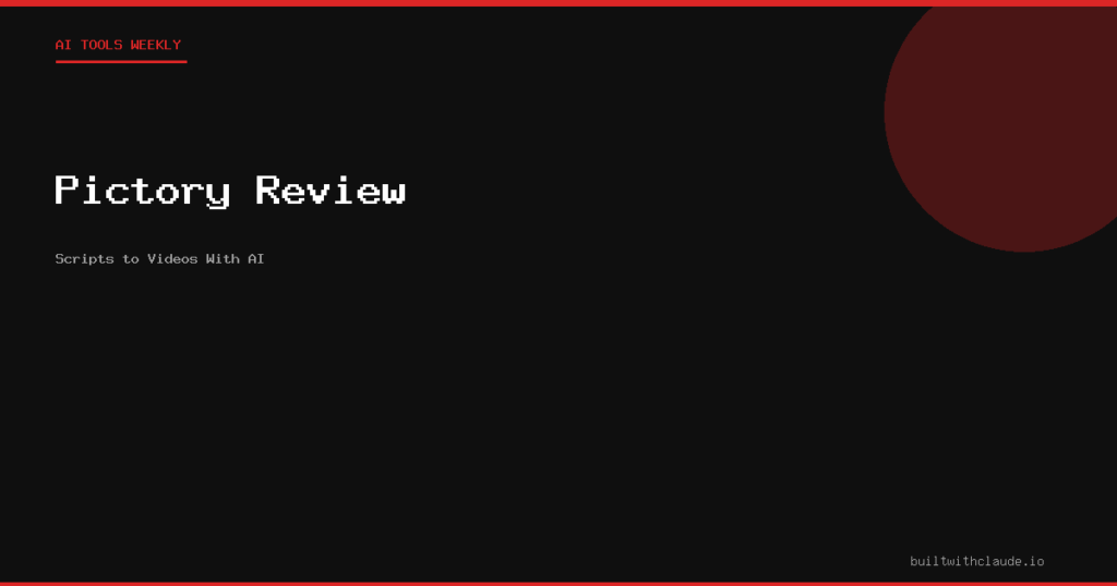 Pictory review 2026 - AI video creation tool