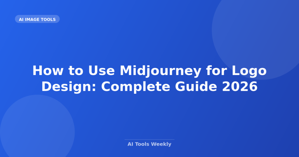 Featured image for How to Use Midjourney for Logo Design: Complete Guide 2026